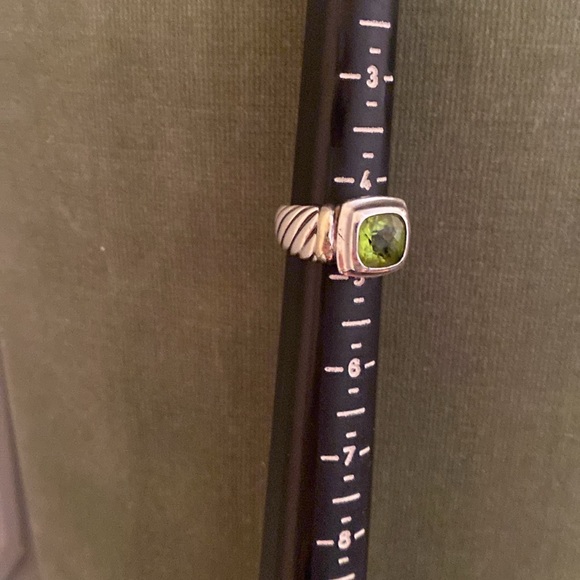 David Yurman peridot ring size 4.5 - Picture 9 of 11